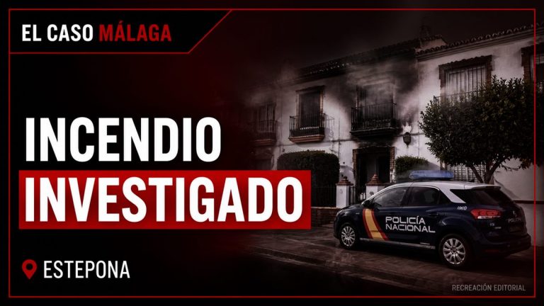 Recreación editorial: La Policía Nacional detiene en Estepona a un hombre tras rociar con gasolina a su pareja y prender fuego a la vivienda con ella dentro