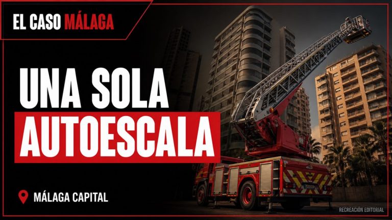 Recreación editorial: Málaga capital solo tiene una escala operativa en caso de urgencia