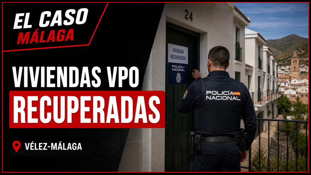 VIDEO – La Policía Nacional recupera una docena de viviendas VPO utilizadas en Vélez-Málaga