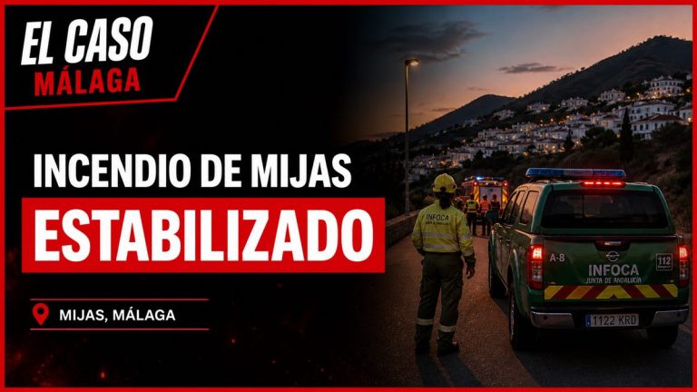 Recreación editorial para la noticia: ÚLTIMA HORA Estabilizado el incendio forestal de Mijas y autorizada la vuelta a casa de los 300 evacuados