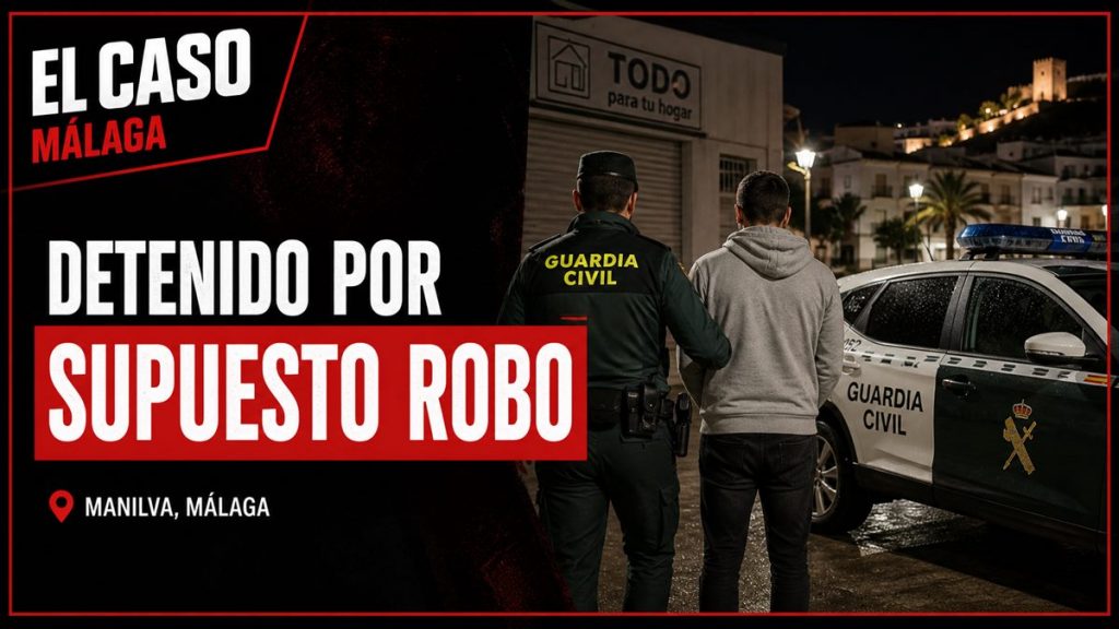 Recreación editorial para la noticia: La Guardia Civil detiene a un individuo por el supuesto robo en un establecimientos de Manilva