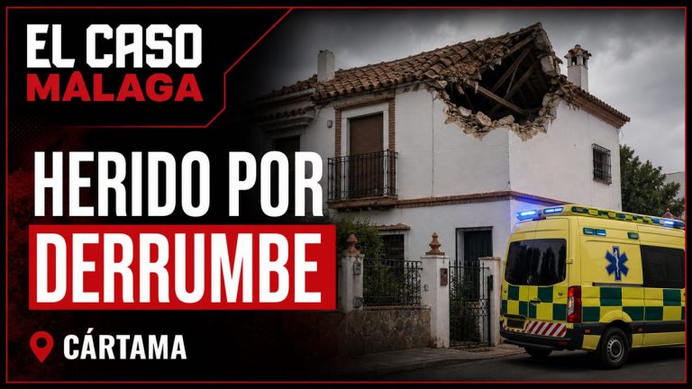 Recreación editorial para la noticia: ÚLTIMA HORA – Un varón herido tras caerle encima parte del tejado de una vivienda