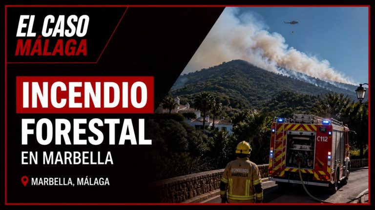 Portada editorial de El Caso Málaga para «URGENTE – Declarado incendio forestal en Marbella»