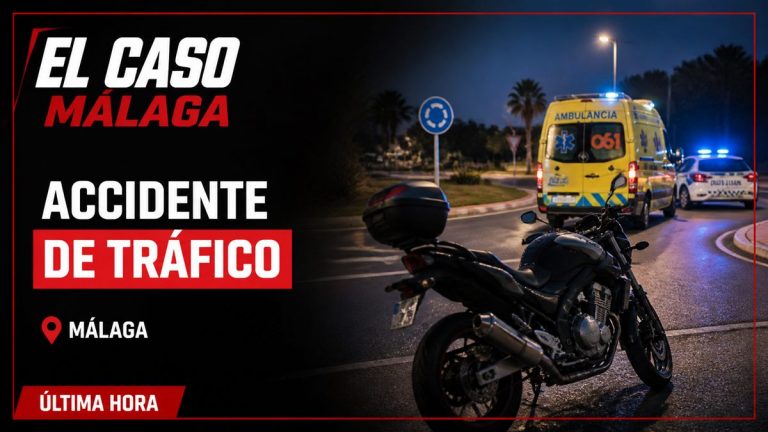 Portada editorial de El Caso Málaga para «Un motorista ha perdido la vida en un accidente de tráfico»