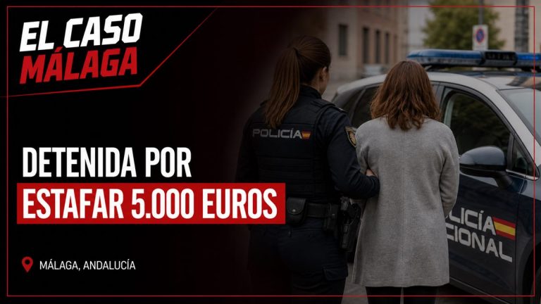 Portada editorial de El Caso Málaga para «Detenida por estafar 5.000 euros a su suegra tras sustraerle su tarjeta bancaria»