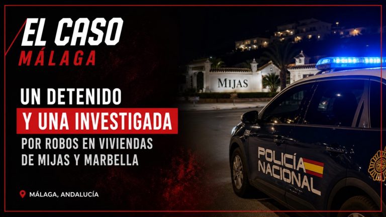 Portada editorial de El Caso Málaga para «Un detenido y una investigada por robos en viviendas de Mijas y Marbella»