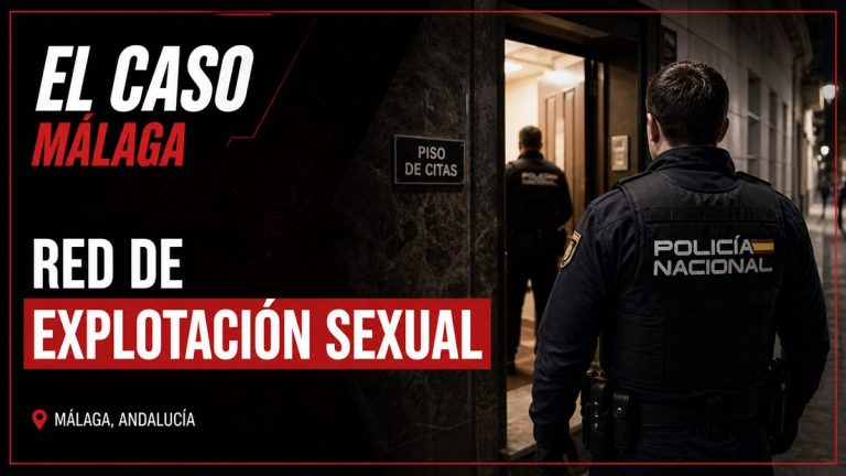 Portada editorial de El Caso Málaga para «La Policía Nacional desarticula una de las mayores redes dedicadas a la explotación sexual de mujeres en pisos de citas»