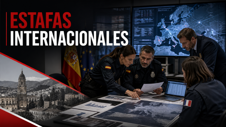 Operación internacional contra estafas con víctimas en Málaga, Alicante y Zaragoza