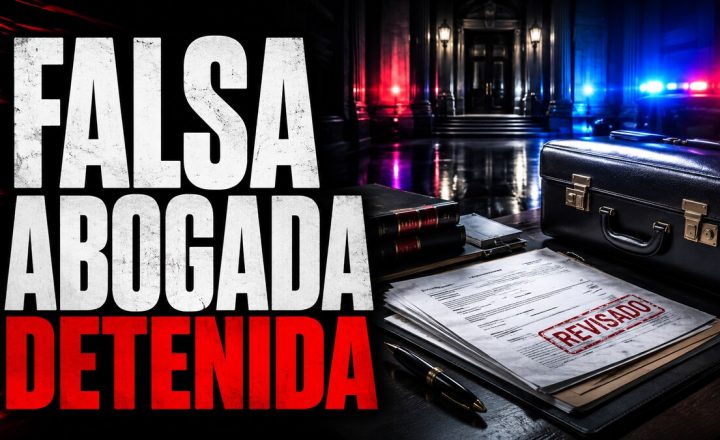 Composición gráfica sobre la detención de una falsa abogada en Marbella