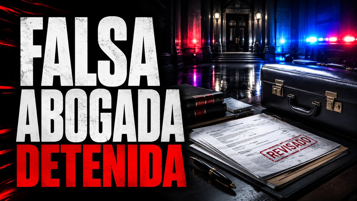 Composición gráfica sobre la detención de una falsa abogada en Marbella