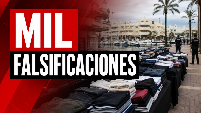 Más de mil prendas falsificadas intervenidas en Puerto Marina y Benalmádena