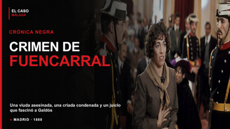 Portada de El Caso Málaga sobre el crimen de la calle Fuencarral de 1888 en Madrid