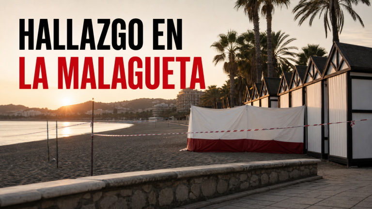 Investigación policial tras el hallazgo de una persona fallecida en La Malagueta