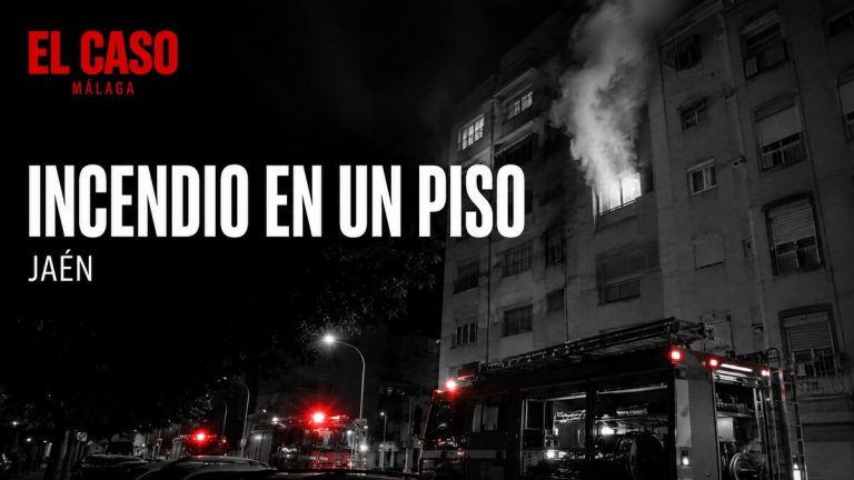 Portada editorial sobre el incendio de un piso en Jaén con dos personas trasladadas al hospital
