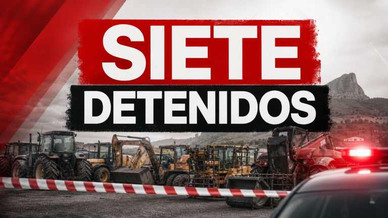 Siete detenidos por robo y receptación de maquinaria agrícola en Antequera