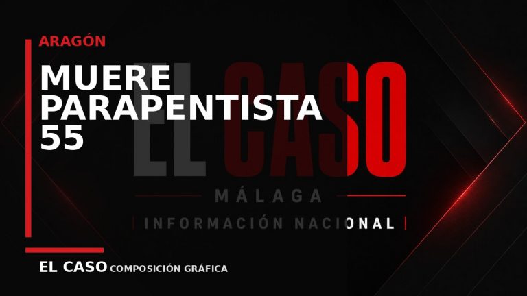 Composición gráfica editorial de El Caso Málaga sobre Muere un parapentista de 55 años en Canal Roya, en Canfranc