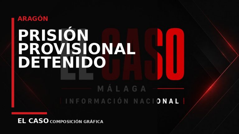 Composición gráfica editorial de El Caso Málaga sobre Prisión provisional para el detenido por el incendio de Las Peñas de Riglos