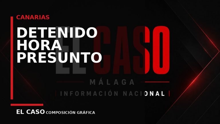 Composición gráfica editorial de El Caso Málaga sobre Detenido en una hora el presunto autor de un conato de incendio en El Tanque