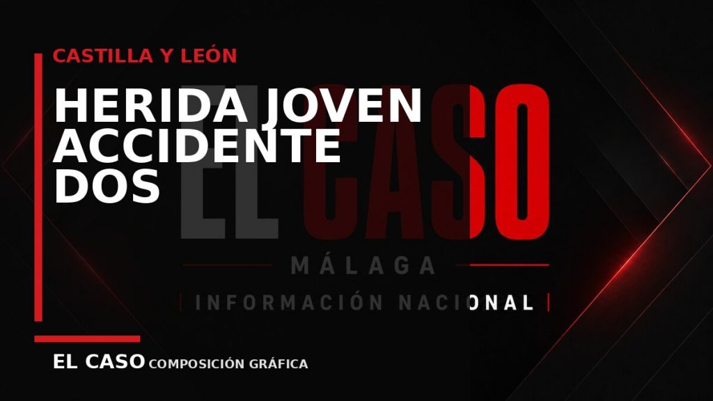 Composición gráfica editorial de El Caso Málaga sobre Herida una joven en un accidente entre dos turismos en la A-11 en Valladolid