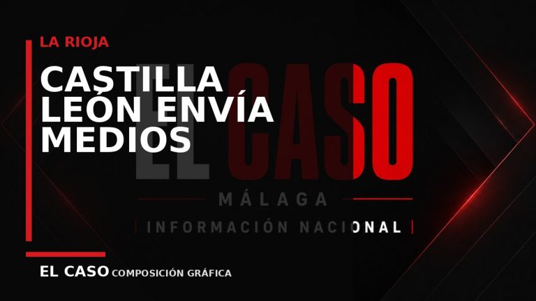 Composición gráfica editorial de El Caso Málaga sobre Castilla y León envía medios al incendio de Villoslada, próximo a Soria