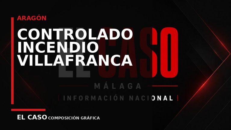 Composición gráfica editorial de El Caso Málaga sobre Controlado el incendio de Villafranca de Ebro y reabiertas la AP-2 y la ARA-1