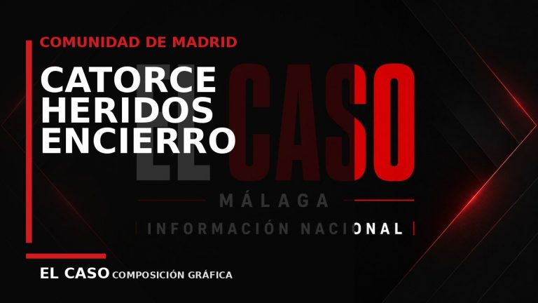 Composición gráfica editorial de El Caso Málaga sobre Catorce heridos en el encierro nocturno de San Sebastián de los Reyes