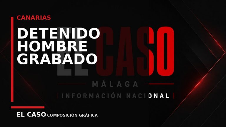 Composición gráfica editorial de El Caso Málaga sobre Detenido un hombre grabado golpeando a un perro en Lanzarote