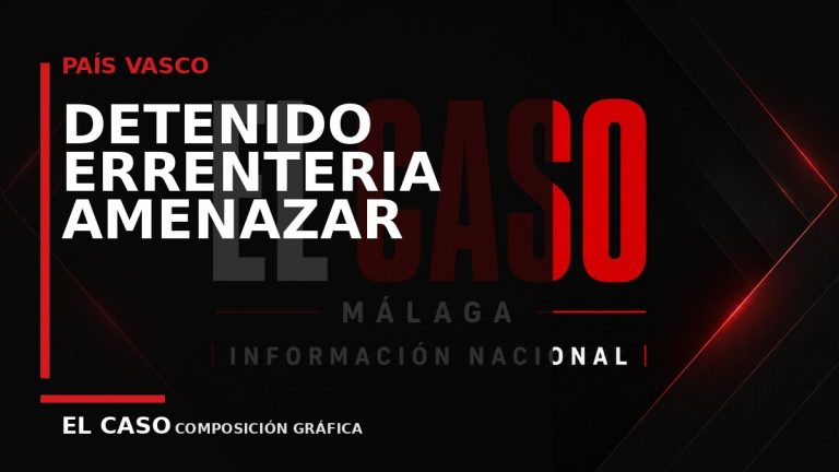 Composición gráfica editorial de El Caso Málaga sobre Detenido en Errenteria tras amenazar con incendiar su vivienda