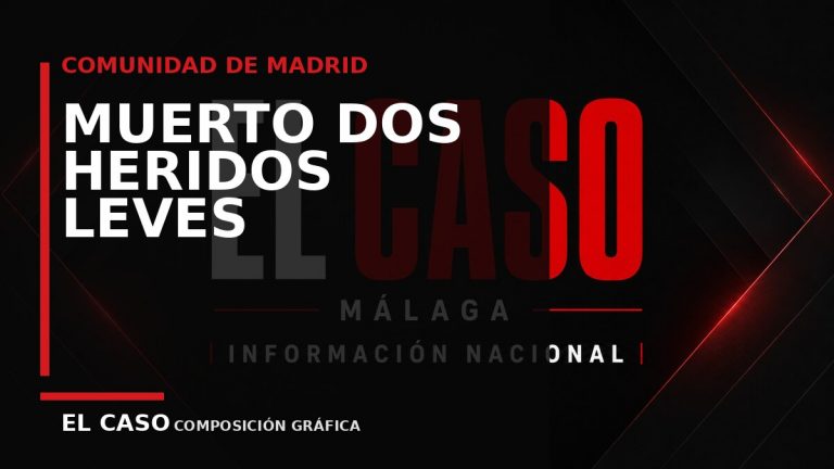 Composición gráfica editorial de El Caso Málaga sobre Un muerto y dos heridos leves en un accidente en la R-5