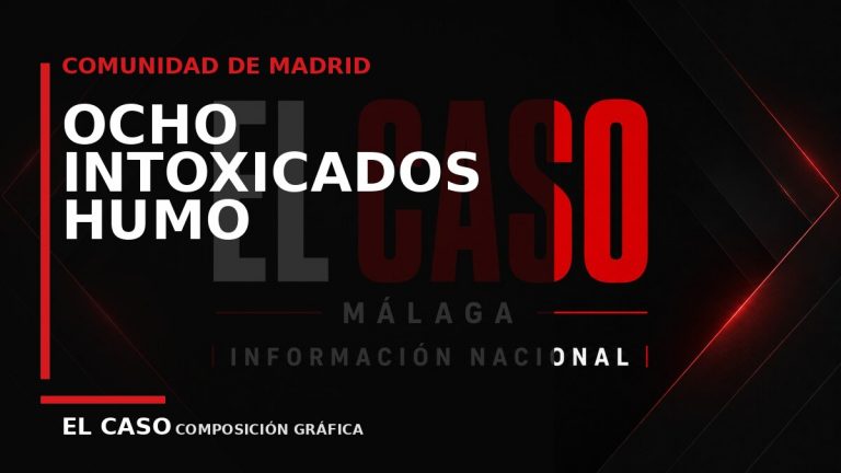 Composición gráfica editorial de El Caso Málaga sobre Ocho intoxicados por humo en un incendio de vivienda en Tres Cantos