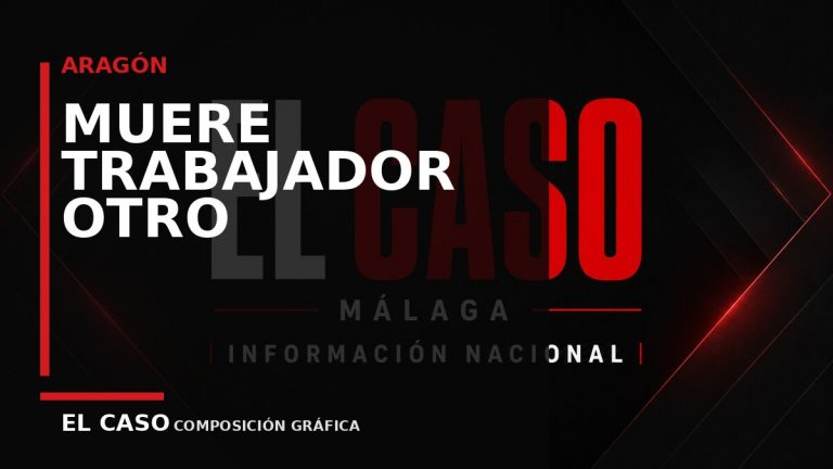 Composición gráfica editorial de El Caso Málaga sobre Muere un trabajador y otro resulta herido en el derrumbe de un edificio en Sariñena