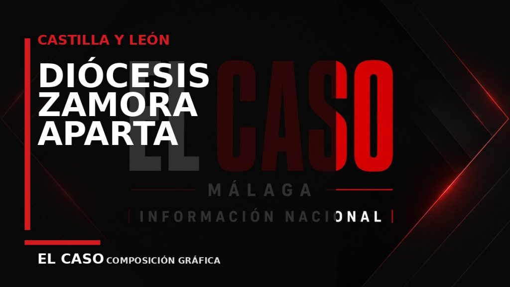 Composición gráfica editorial de El Caso Málaga sobre La Diócesis de Zamora aparta a un sacerdote investigado por presuntos abusos sexuales a menores