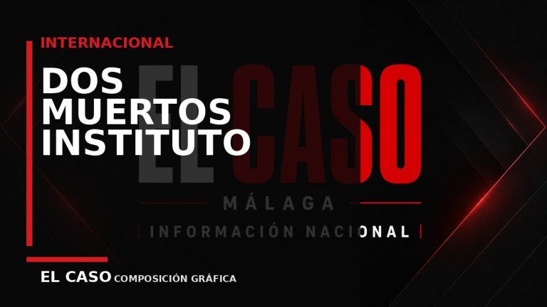 Composición gráfica editorial de El Caso Málaga sobre Dos muertos en un instituto cerca de Berlín y un joven de 19 años detenido