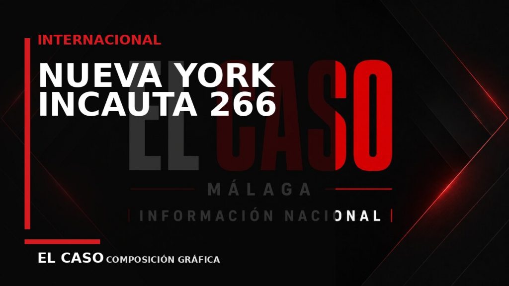 Composición gráfica editorial de El Caso Málaga sobre Nueva York incauta 266 kilos de cocaína en el mayor golpe de la ciudad en una década
