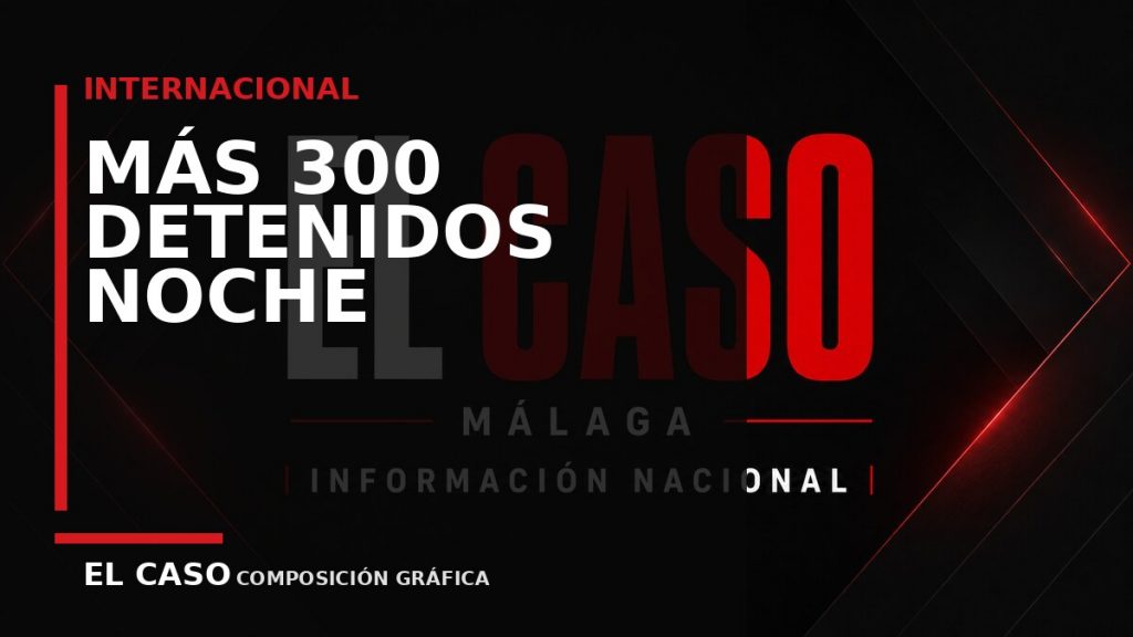 Composición gráfica editorial de El Caso Málaga sobre Más de 300 detenidos tras una noche de disturbios en Yakarta que dejó un muerto