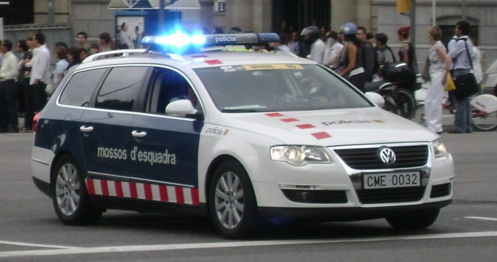 Vehículo de los Mossos d'Esquadra, imagen de archivo