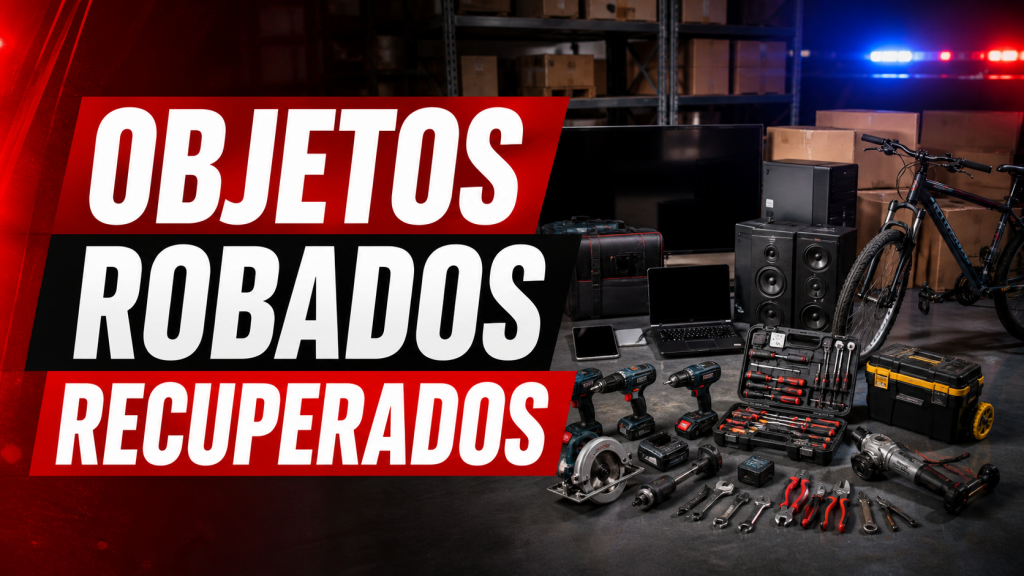 La Policía recupera numerosos objetos robados en una vivienda ocupada de Málaga