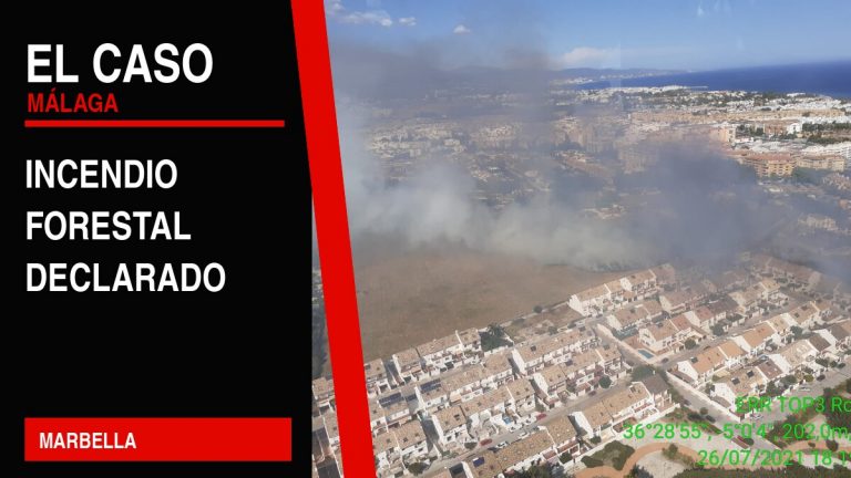 Portada editorial de El Caso Málaga: incendio forestal declarado — MARBELLA