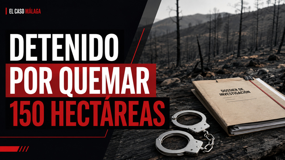 Portada sobre la detención relacionada con el incendio de La Utrera