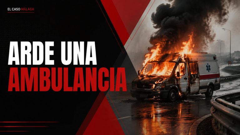 Portada sobre el incendio de una ambulancia en la VA-20 de Valladolid