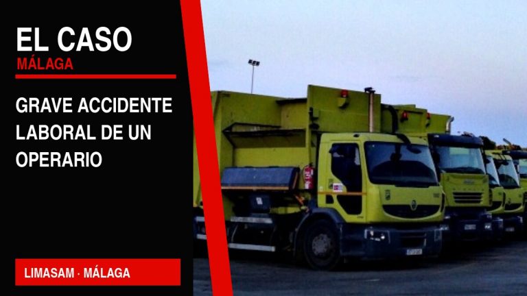 Portada editorial de El Caso Málaga: grave accidente laboral de un operario — LIMASAM · MÁLAGA