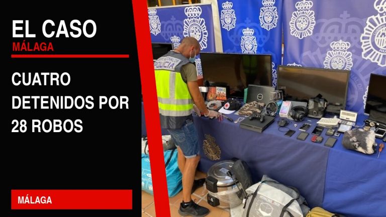 Portada editorial de El Caso Málaga: cuatro detenidos por 28 robos — MÁLAGA