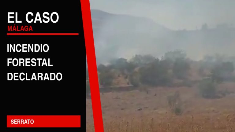 Portada editorial de El Caso Málaga: incendio forestal declarado — SERRATO