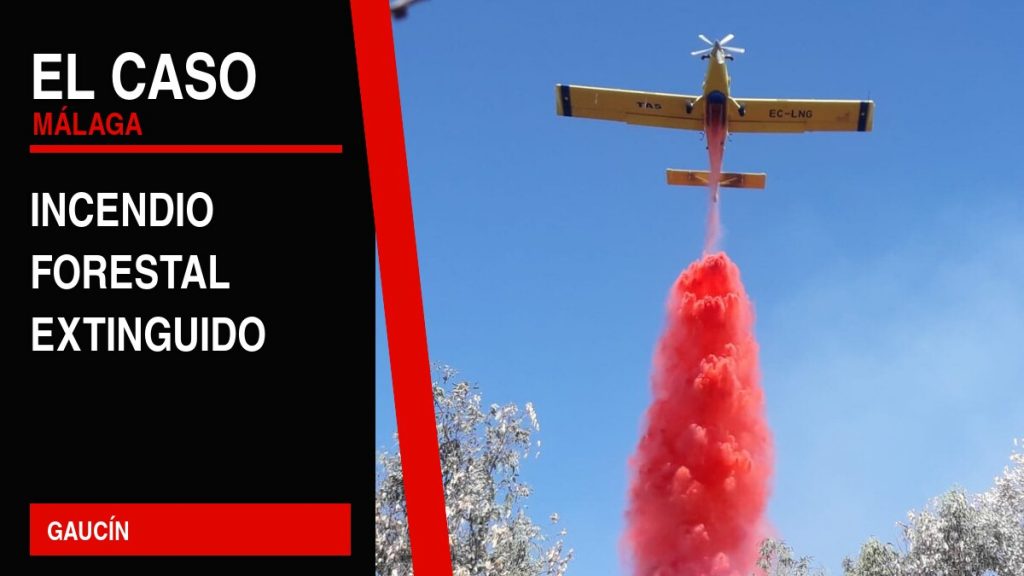 Portada editorial de El Caso Málaga: incendio forestal extinguido — GAUCÍN