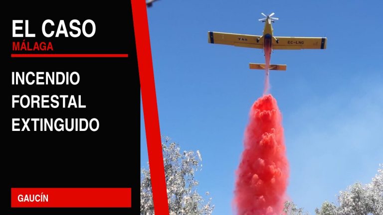 Portada editorial de El Caso Málaga: incendio forestal extinguido — GAUCÍN