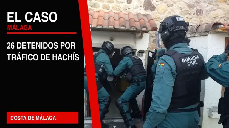 Portada editorial de El Caso Málaga: 26 detenidos por tráfico de hachís — COSTA DE MÁLAGA