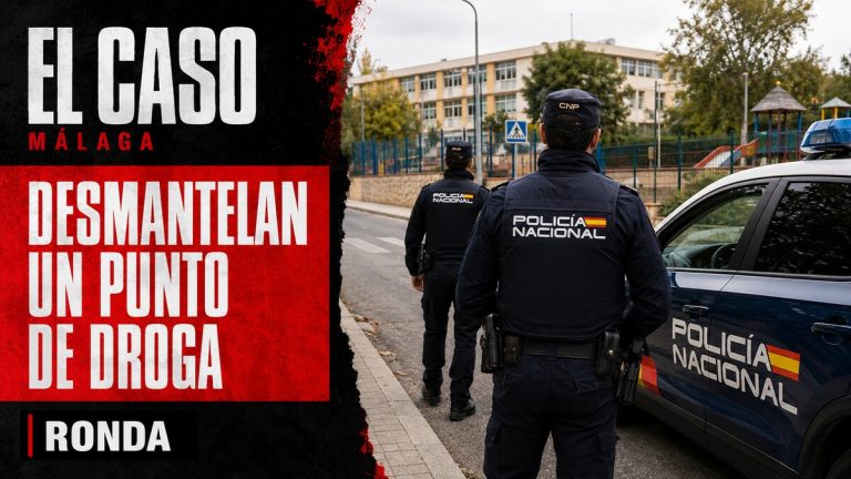 Portada editorial de El Caso Málaga sobre el punto de venta de droga desmantelado por la Policía Nacional en Ronda
