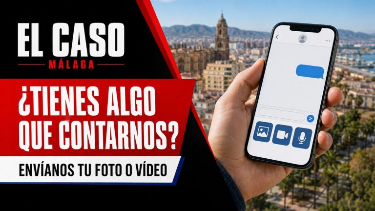 Portada editorial de El Caso Málaga para invitar a los lectores a enviar información, fotografías o vídeos