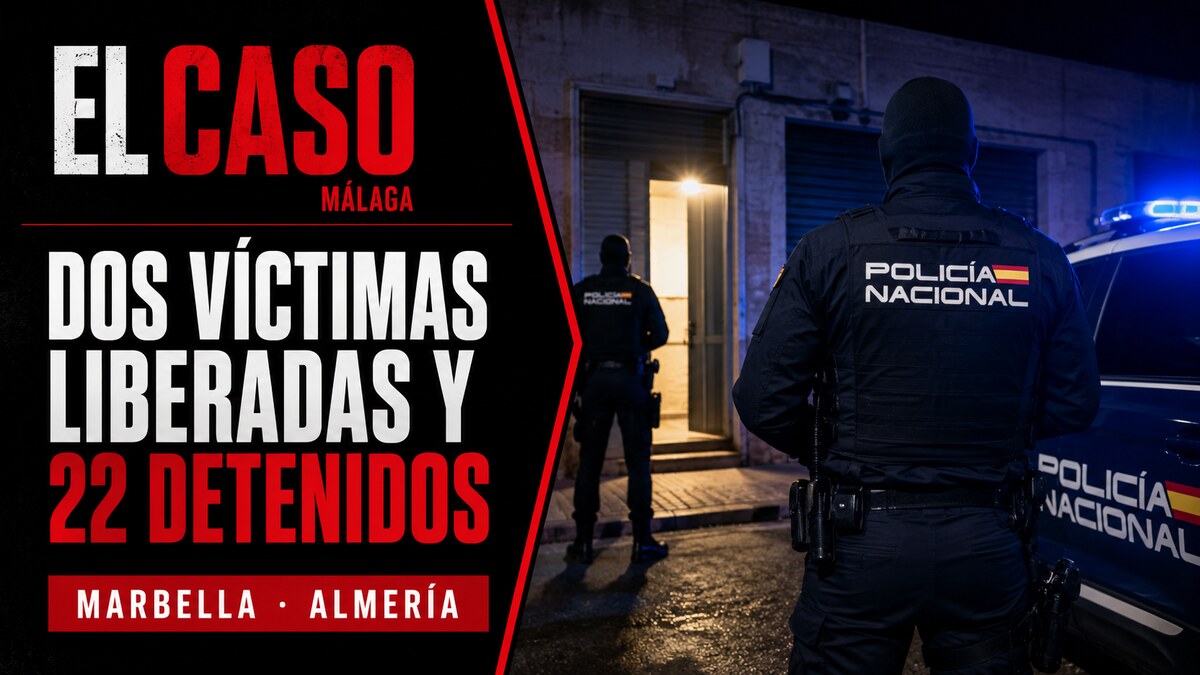 La Policía Nacional libera a dos víctimas y detiene a 22 personas de una organización dedicada a la trata y explotación sexual
