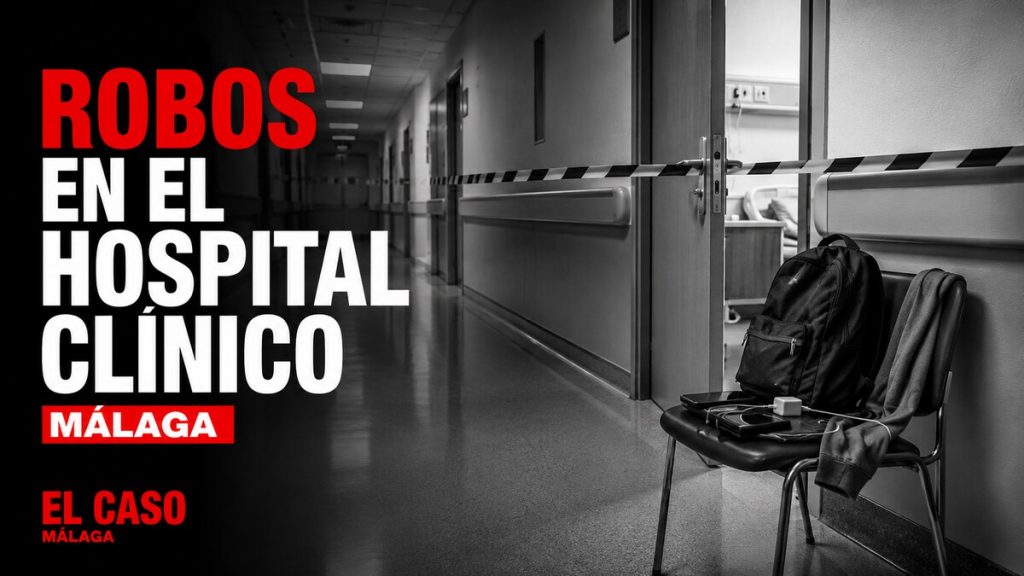 Portada editorial sobre la detención de un presunto ladrón en el Hospital Clínico de Málaga